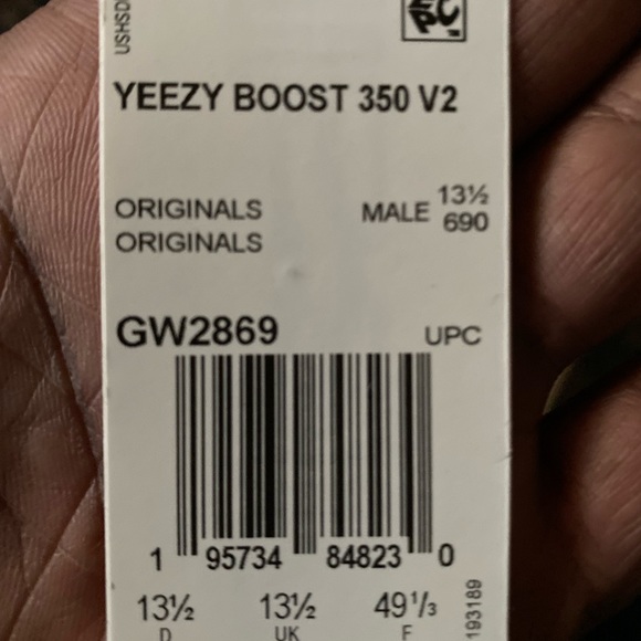 Yeezy Boost 350 V2 “mono ice” - Picture 3 of 3